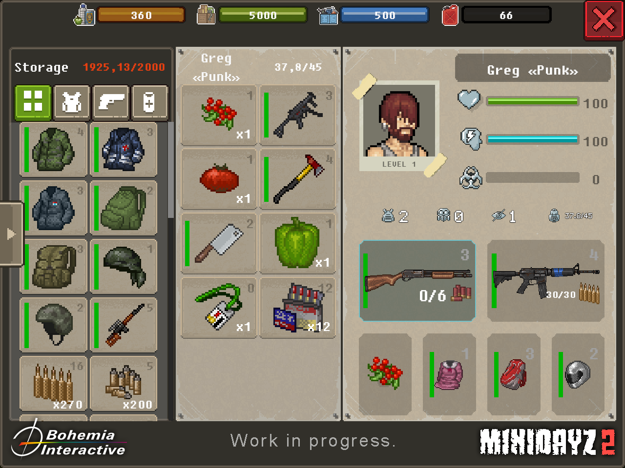 Minidayz 2 карта лута